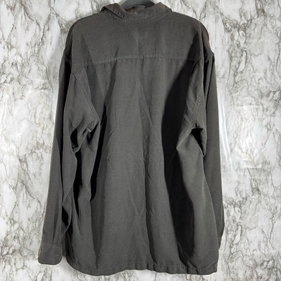 Van Heusen Gray Casual Button Down Shirt - Picture 2 of 6